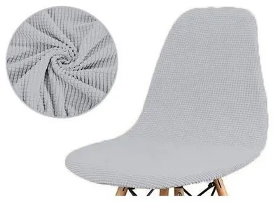 Produktbild von Dicker, Jacquard Bezug Für Skandinavischen Stuhl Hellgrau