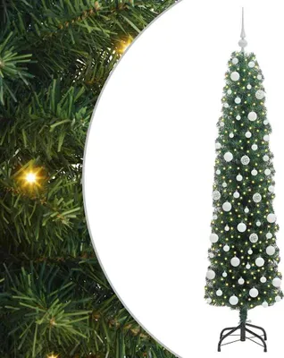 Immagine prodotto di vidaXL Albero di Natale artificiale con 300 LED con supporto verde 180 cm