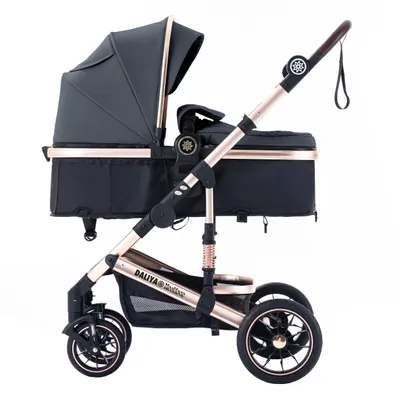 Produktbild von Daliya® NEOMOVE 2in1 Kinderwagen, Babywanne & Sportsitz in einem, Buggy, Alu-Rahmen, Reisekinderwagen, Kombikinderwagen mit großen Einkaufskorb