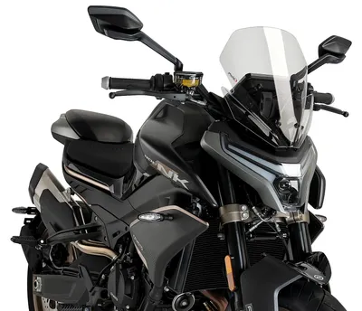 Immagine prodotto di Cupolino PUIG naked sport trasparente omologato ABE per Cfmoto