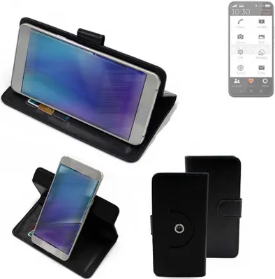 Produktbild von K-S-Trade® Case Schutzhülle Handyhülle kompatibel mit Gigaset GS5 Senior Flipcase Smartphone Cover Handy Schutz Tasche Klapphülle Walletcase