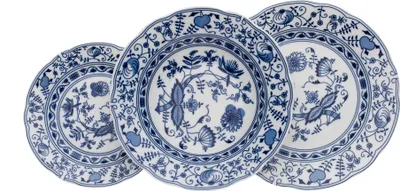Produktbild von Tellerset, Karlsbader Porzellan Leander Meadows, Mary-Anne - Zwiebel, 18 Stück