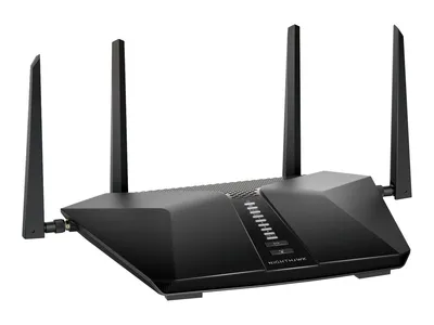 Produktbild von RAX43 Nighthawk AX4 5-stream Dual Band AX4200 WiFi 6 Router. 4x GB Ports, Wandbefestigung möglich
