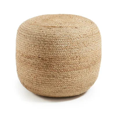 Produktbild von Pouf Doc 50 x 50 x 45 cm Jute Naturbelassen Sitzgelegenheit Wohnaccessoire Neu