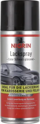 Obrázek produktu pro Barva ve spreji Plechovka ve spreji černá lesklá 400ml