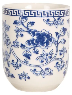 Produktbild von Clayre & Eef Tasse 100 ml Beige Blau Porzellan