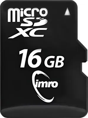 Produktbild von IMRO 4/16G ADP, 16 GB, MicroSDHC, Klasse 4, Schwarz