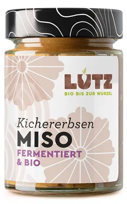 Produktbild von Kichererbsen-Miso 190g - Fermentierte Speisewürzpaste aus Kichererbsen von Lutz