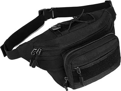 Produktbild von Huntvp Taktische Gürteltasche Sport Hüfttasche Molle Bauchtasche Wasserabweisend mit Reißverschluss für Outdoor Laufen Reise Wandern Radfahren Camping Klettern