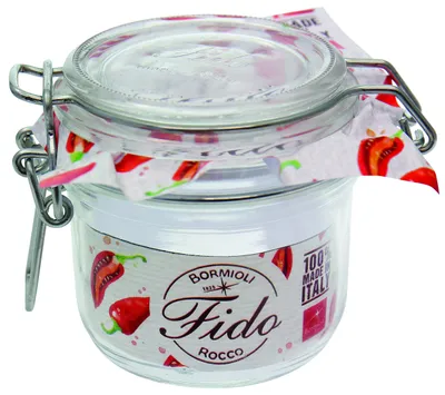 Drahtbügelgläser Fido 255 ml, 6 Stück, Glas, luftdicht