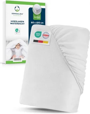 Produktbild von Wasserdichte Bettlaken, 60x120 cm – Matratzenschoner für Babybetten