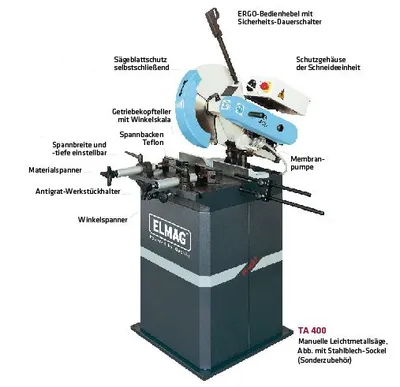 Produktbild von Elmag ALU-Metall-Kreissägemaschine, 78050