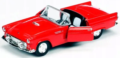 Produktbild von Welly 1955 Ford Thunderbird Cabriolet Metallauto Sammlermodell