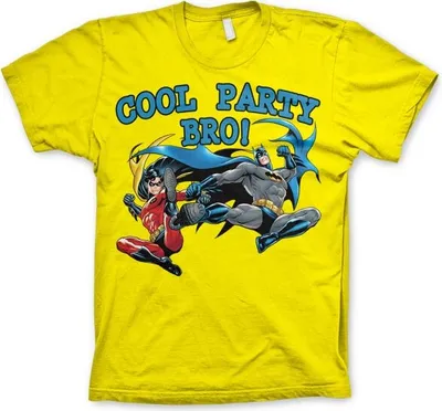 Produktbild von Batman - Cool Party Bro! T-Shirt - Medium - Yellow