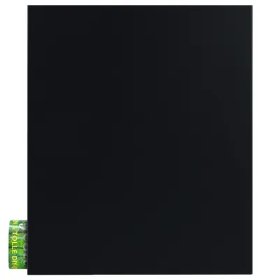 Produktbild von Design Briefkasten mit Zeitungsfach, 12 Liter, Schwarz