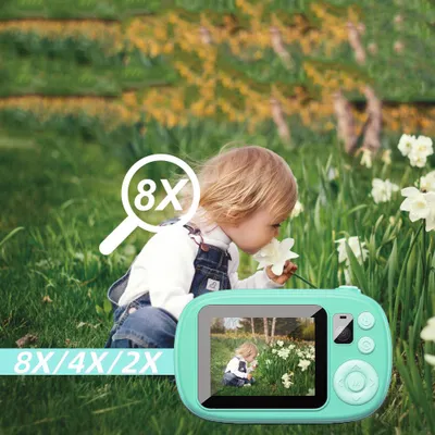 Obrázek produktu pro ZREE S100 duální fotoaparát mini kamera 720P/2,0" displej malý praktický fotoaparát modrý