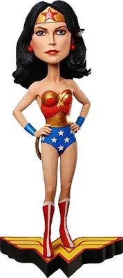 Productafbeelding van DC Classics "Head Knocker" wiebelpop Wonder Woman, 20 cm
