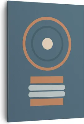 Produktbild von Bild auf Leinwand - Leinwandbild - Einteilig - Abstrakt modern Muster - 50x70cm - Wand Bild - Wanddeko - Wandbilder - Leinwanddruck - Wanddekoration - Leinwand bilder - Wandbild - PA50x70-4567