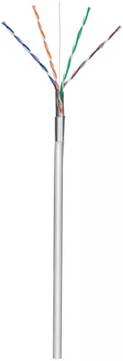 Produktbild von Goobay 68708, 100 m, Cat5e, F/UTP (FTP), Grau
