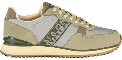 Image de Chaussures de sport pour homme : motif bleu-vert, semelle intérieure amovible, à lacets