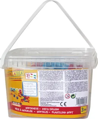 Produktbild von Kinder Knete im Eimer, mit Zubehör