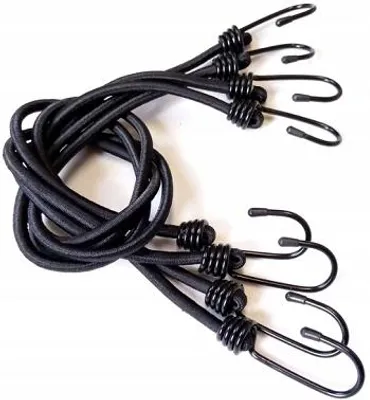 Obrázek produktu pro Ekspand | Gumové lano EKSPANDOR - 50 cm - Černé - Elastické - Ideální pro stany a přepravu