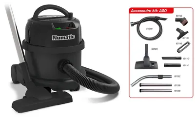 Produktbild von Numatic PPR170-11, 620 W, Zylinder-Vakuum, Trocken, Beutellos, 7 l, Schwarz