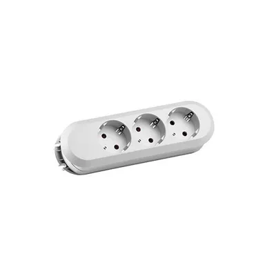 Produktbild von BACHMANN SMART Steckdosenleiste 3xCEE7/3 weiß, ohne Zuleitung