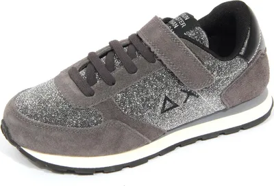 Produktbild von G3476 sneaker bimba girl SUN 68 grey glitter shoes kids