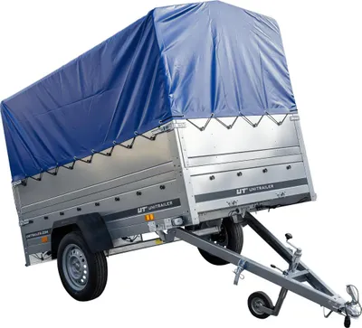 Produktbild von Führerschein B Anhänger Garden Trailer 230 Kipp Mit Stützrad, Zusätzlichen Bordwänden, Hochplane Und Hochspriegel H800