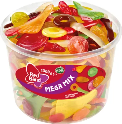 Immagine prodotto di Red Band Mega Mix con i più popolari gusti di gomma alla frutta 1300g