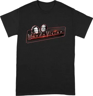 Obrázek produktu pro WandaVision - Tričko pánské/dámské uni BI243 (S) (černá/bílá/červená)