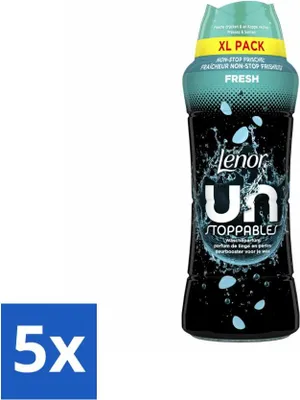 Produktbild von Lenor Unstoppables – Duftverstärker – Fresh – Non-Stop-Frische – Großpackung - Vorteilspack - 5 Stücke