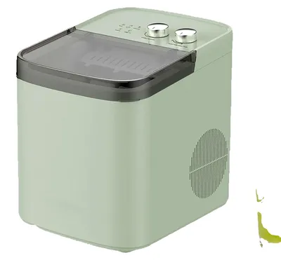 Image de Machine à glace, système d'autonettoyage intégré, production rapide de glace, vert
