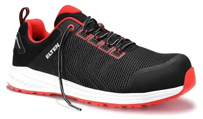 Immagine prodotto di Scarpa di sicurezza bassa LIVAS nero-rosso Bassa ESD S1P, misura 37 ELTEN 720831