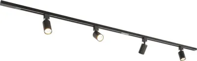 Produktbild von hoftronic LED Schienensystem 2x1m 4 Strahler IP20 Schwarz