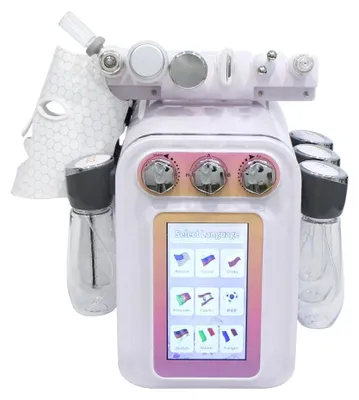 Image de Appareil de soin du visage 7-en-1 pour l'hydrodermabrasion - Appareil de soin de la peau - Nettoyage du visage