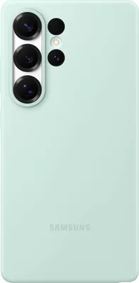 Imagen del producto de Funda de silicona para Samsung Galaxy S25 Ultra, color menta