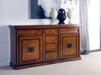 Zdjęcie produktu dla Komoda z szufladami drewniana komoda do salonu kredens szafki szafki solidne nowe