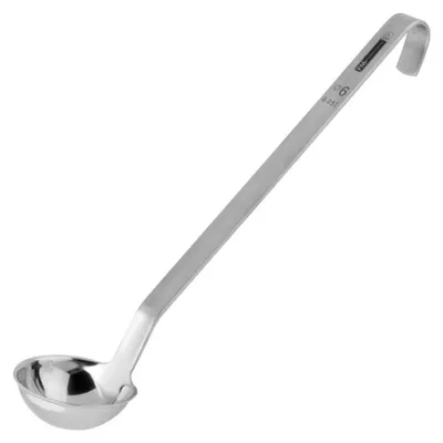 Produktbild von FMprofessional Schöpflöffel 32 cm, Küchenhelfer aus Edelstahl, langlebige & elegante Suppenkelle (Farbe: Silber) Menge: 1 Stück