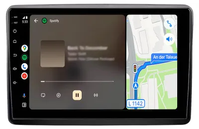 Obrázok produktu pre Dodatočne montované rádio kompatibilné s Fiat Panda 169 2003–2012 Carplay Android Auto Navi Bluetooth DAB+ cúvacia kamera 9 palcov 64 GB