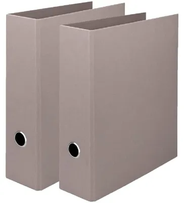 Produktbild von Rössler - S.O.H.O. Ordner DIN A4 breit 2 Stück 32 x 28,5 x 8,5 cm Taupe