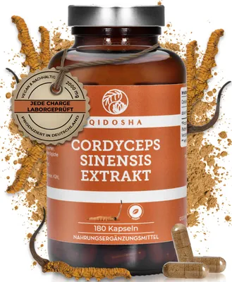QIDOSHA Cordyceps sinensis (CS-4) Extrakt Kapseln… – Bild 1
