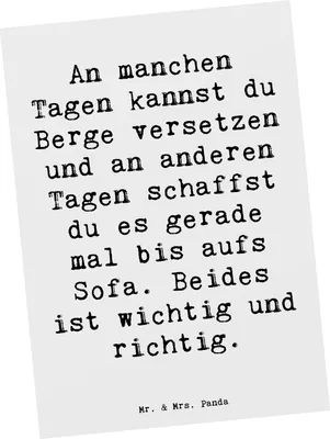 Produktbild von Mr. & Mrs. Panda Postkarte Spruch Hoffnung und Ruhe - Weiß - Geschenk, Stimmung, Ansichtskarte, Motivation, Gefühl, Fotokarte, Erfolg, Zitat, Herausforderungen, Grußkarte