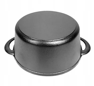 Produktbild von KRISBERG Gusseiserner Bräter – 4,8 L – Ø 26 cm – Topf mit Deckel – Für alle Herdarten geeignet