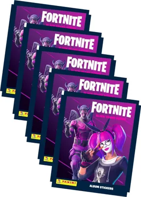 Produktbild von Panini Fortnite 2 Black Frame Sticker (2020) - Fortnite Sammelsticker - 5 Tüten