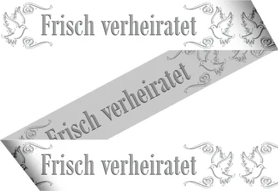 Produktbild von Absperrband Frisch verheiratet 15m