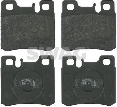 Produktbild von SWAG Bremsbeläge Satz Hinten Bremsklötze passend für MERCEDES-BENZ 190 (W201) 10 91 6153