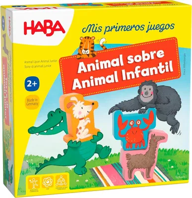 Productafbeelding van Mijn eerste spellen - Dier over dier - Klassiek stapelspel - Ouder dan 2 jaar