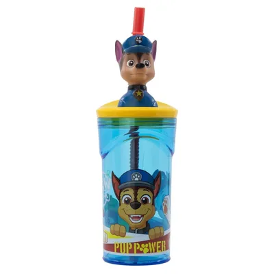 Produktbild von Flasche Mit Strohhalm 3D 360 Ml Paw Patrol Maxhome